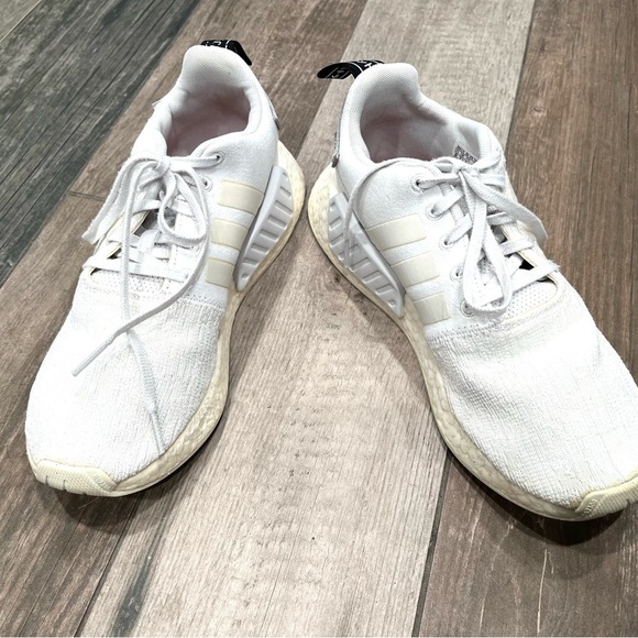 Adidas NMD_R1 Men\'s Size 8 Running Shoes White ART BY9914 Boost main image 5